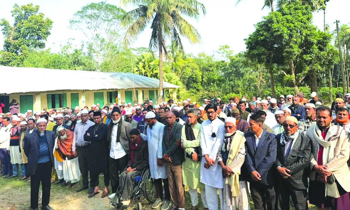 ছবি : নিরব হোসেনের জানাজা অনুষ্ঠিত