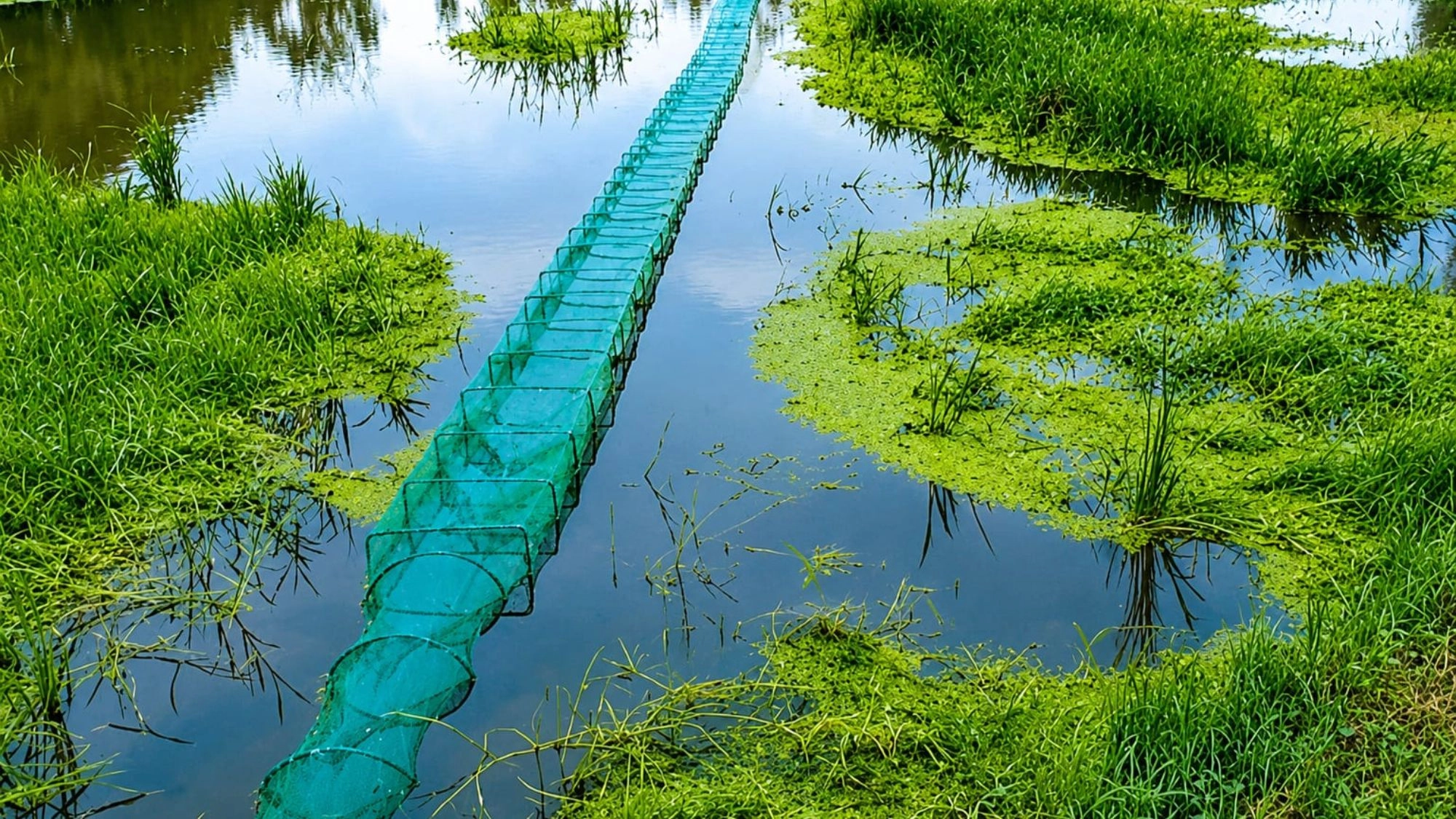 খাল-বিলে দুয়ারি  জালের দাপট