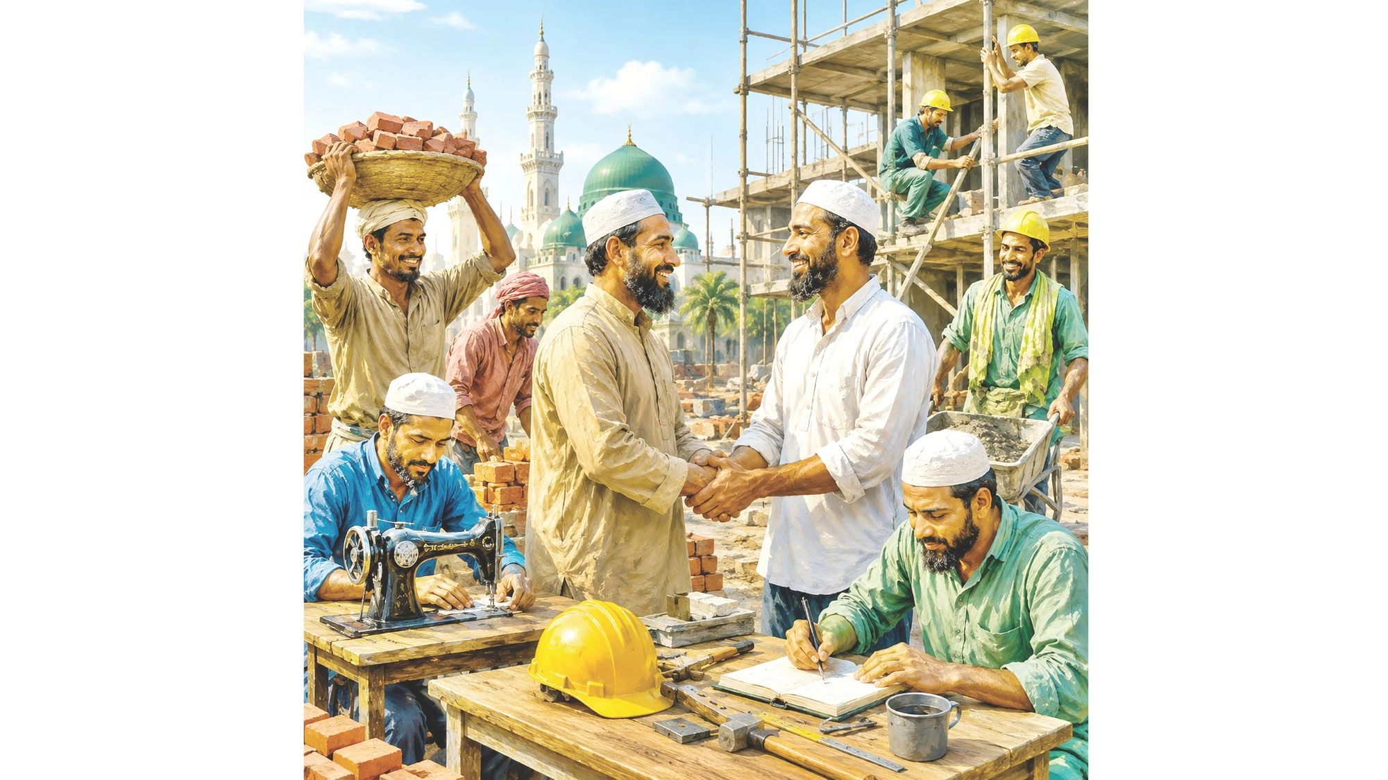 ইসলামে শ্রম ও সহকর্মীর মূল্য