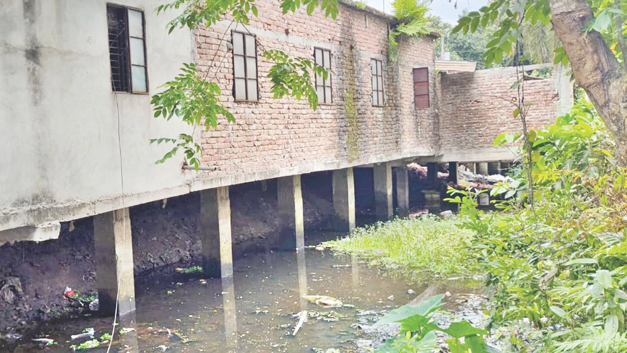 সরকারি খাল দখল করে স্থাপনা  আদালতের সুয়োমোটো মামলা