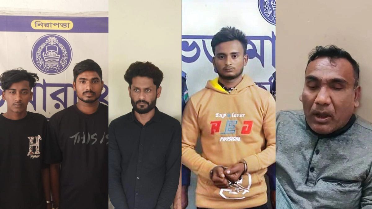 গ্রেপ্তার ৫ আসামি