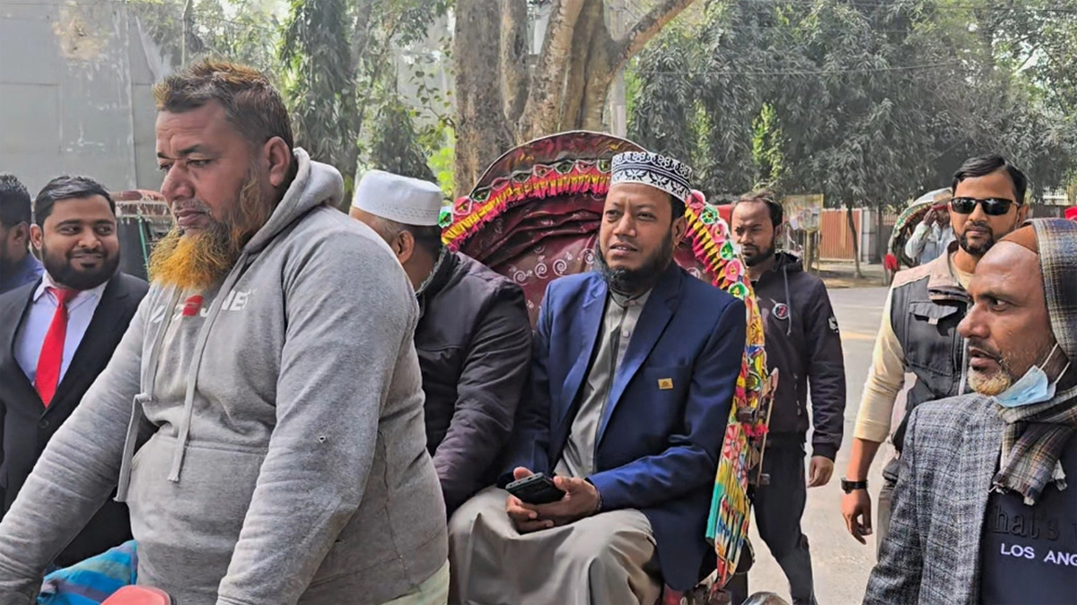জামায়াত মনোনীত প্রার্থী মুফতি আমির হামজা। ছবি : সংগৃহীত