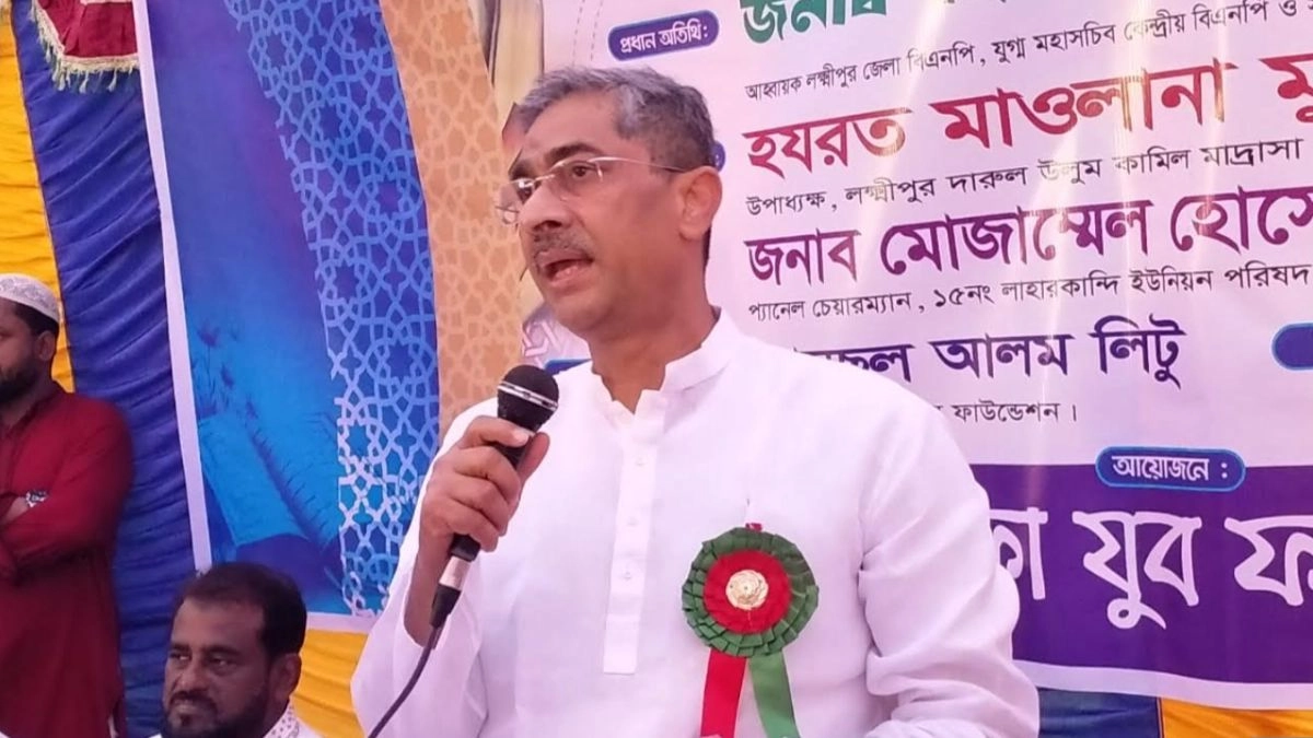 বক্তব্য দেন বিএনপির যুগ্ম মহাসচিব শহীদ উদ্দীন চৌধুরী এ্যানি। ছবি- রূপালী বাংলাদেশ