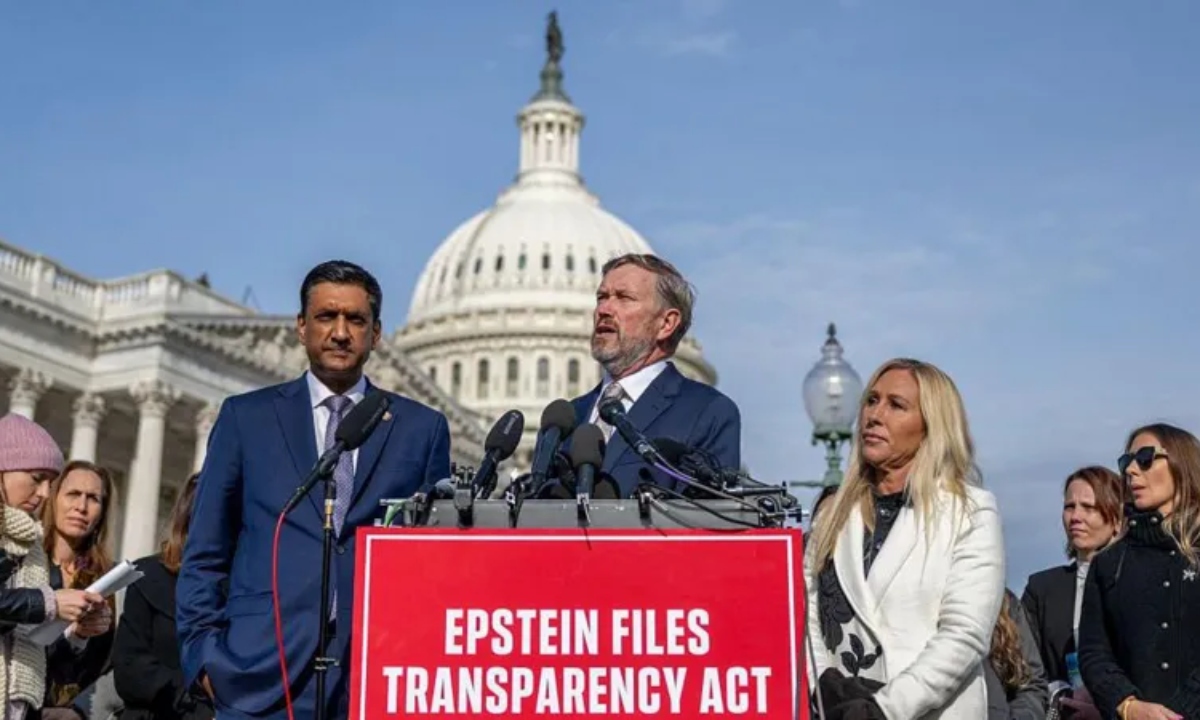 এপস্টেইন-সম্পর্কিত নথি প্রকাশের বিলে  কংগ্রেসের অনুমোদন। ছবি- সংগৃহীত