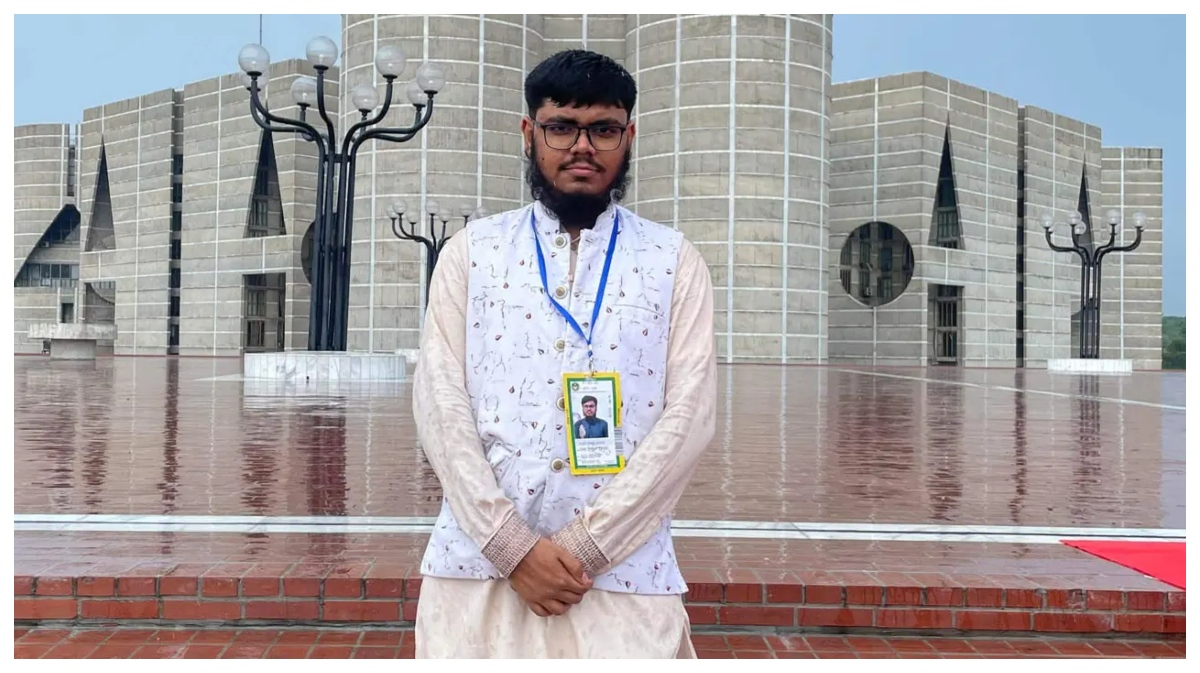 বৈষম্যবিরোধী ছাত্র আন্দোলনের সাধারণ সম্পাদক হাসান ইনাম। ছবি- সংগৃহীত