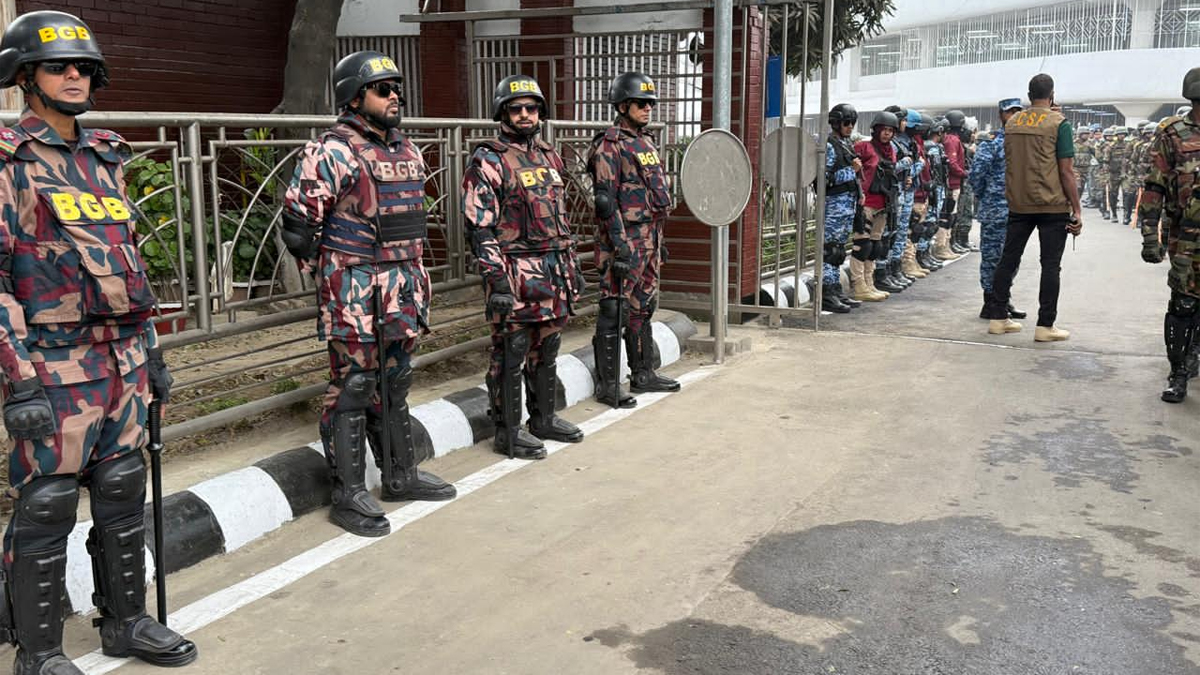 বিজিবি মোতায়েন।