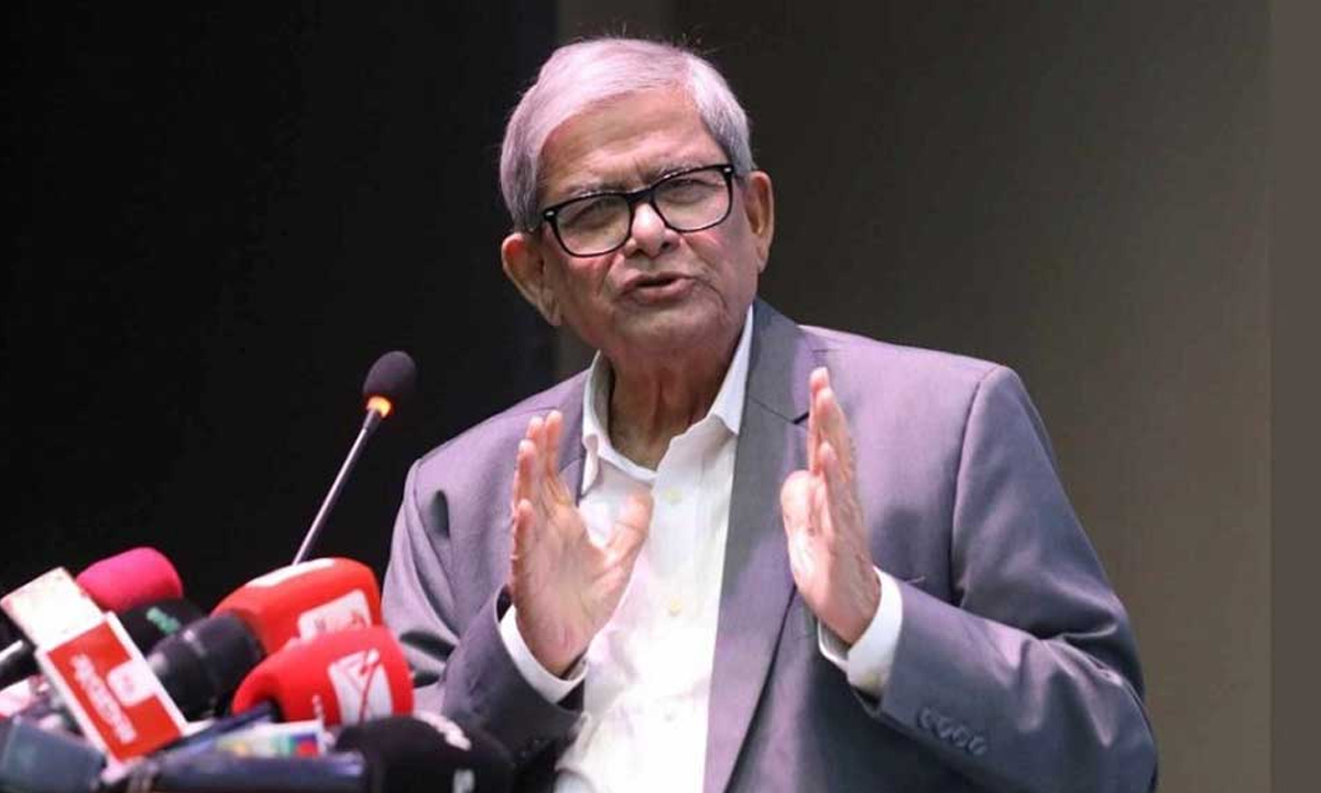 বিএনপি মহাসচিব মির্জা ফখরুল ইসলাম আলমগীর। ছবি- সংগৃহীত