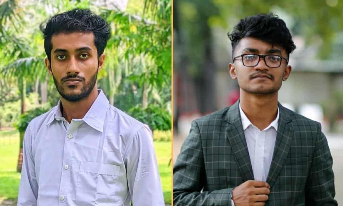 মো. রাকিবুল ইসলাম ও আশরাফুল হক রাইহান।