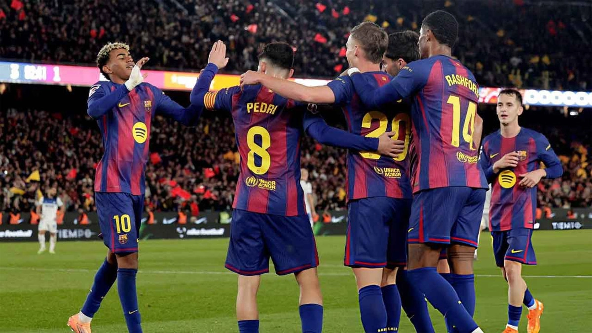 বার্সেলোনা পুরুষ দল। ছবি- সংগৃহীত