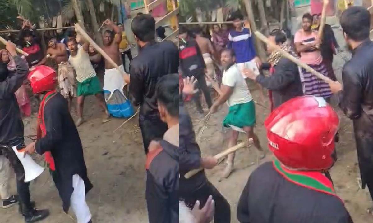বিএনপি ও জামায়াতের কর্মী-সমর্থকদের মধ্যে সংঘর্ষ। ছবি : সংগৃহীত
