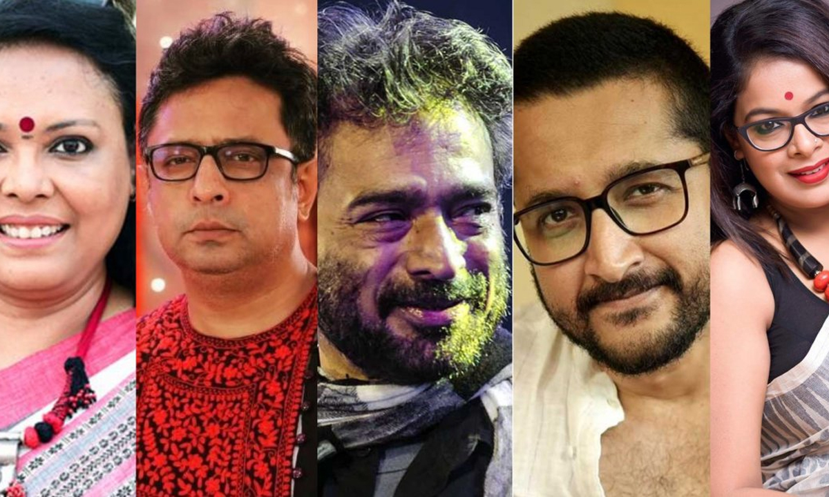 বঙ্গবিভূষণ ও বঙ্গভূষণ স্বীকৃতিতে তারকারা।  ছবি : সংগৃহীত