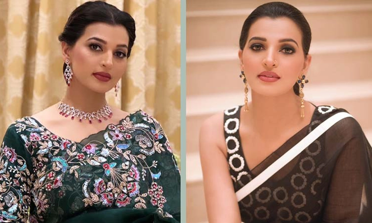 রাজনীতিতে আসার ইঙ্গিত চিত্রনায়িকা বর্ষা। ছবি : সংগৃহীত