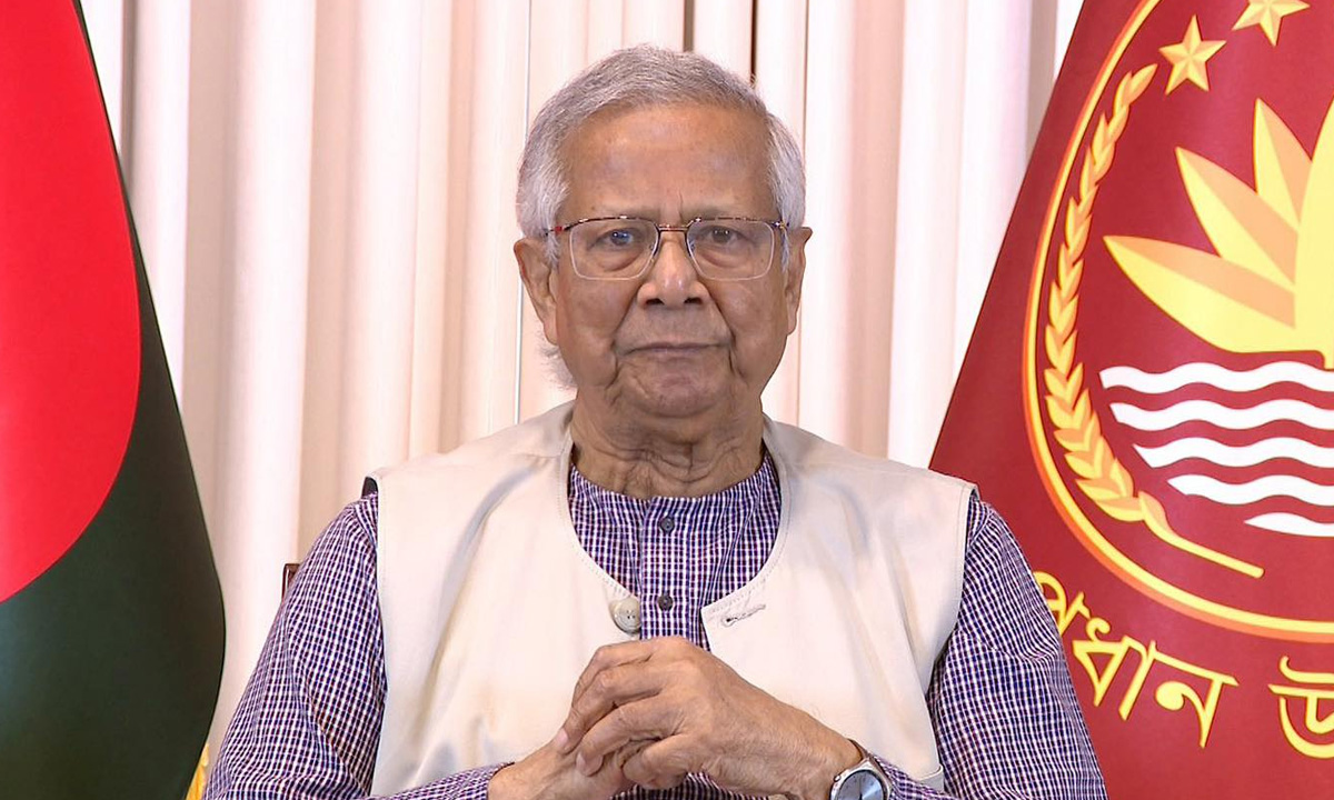 প্রধান উপদেষ্টা প্রফেসর মুহাম্মদ ইউনূস। ছবি- সংগৃহীত