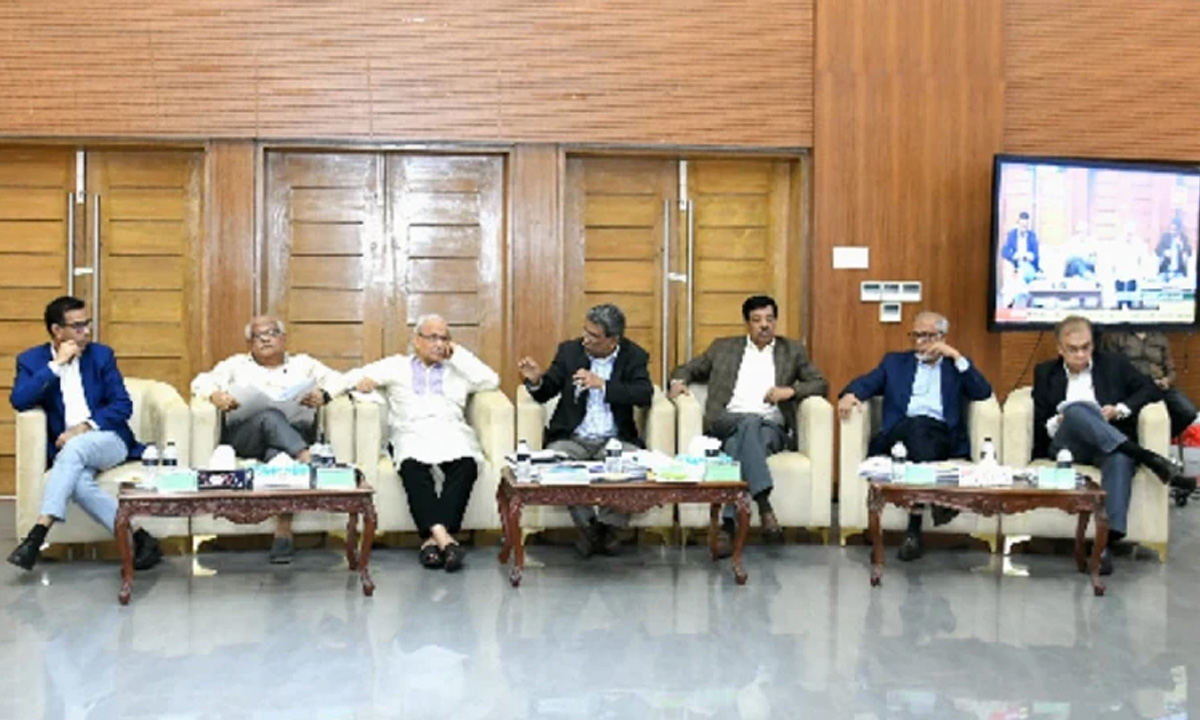 ফরেন সার্ভিস একাডেমিতে জাতীয় ঐকমত্য কমিশনের বৈঠক। ছবি- সংগৃহীত