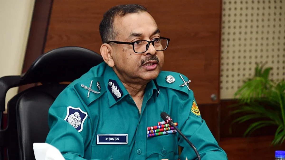 ঢাকা মহানগর পুলিশ ডিএমপি কমিশনার শেখ মো. সাজ্জাদ আলী। ছবি - সংগৃহীত