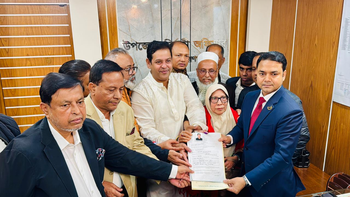 বিএনপি মনোনীত প্রার্থী মুস্তাফিজুর রহমান ভূইয়া দিপু।