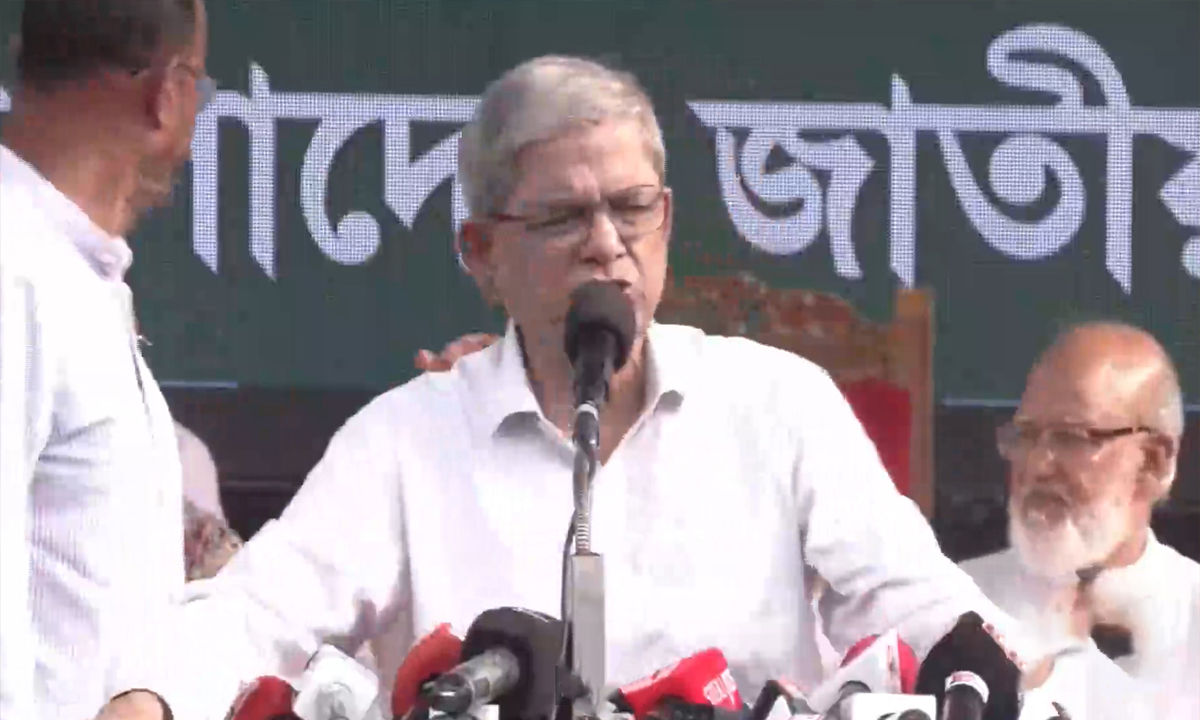 বিএনপির মহাসচিব মির্জা ফখরুল ইসলাম আলমগীর। ছবি- সংগৃহীত