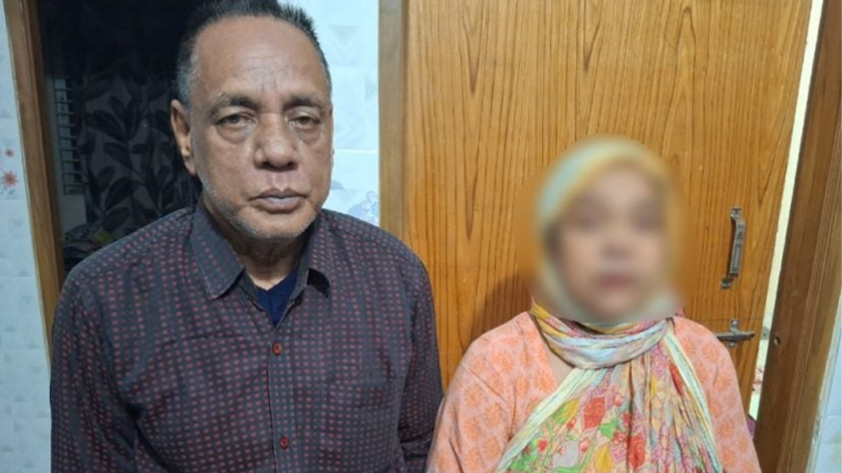 হাদির ঘটনায় প্রধান অভিযুক্ত ফয়সালের বাবা-মা। ছবি- সংগৃহীত