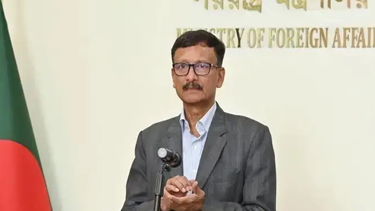 পররাষ্ট্র উপদেষ্টা তৌহিদ হোসেন। ছবি- সংগৃহীত