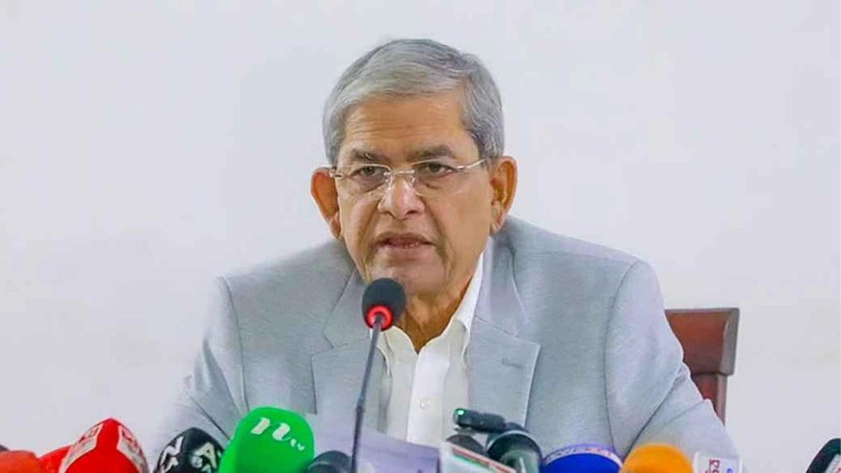 বিএনপির মহাসচিব মির্জা ফখরুল ইসলাম আলমগীর।