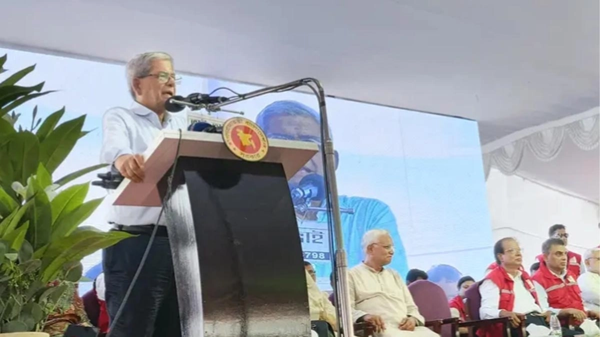 বক্তব্য রাখছেন মির্জা ফখরুল ইসলাম আলমগীর। ছবি : রূপালী বাংলাদেশ