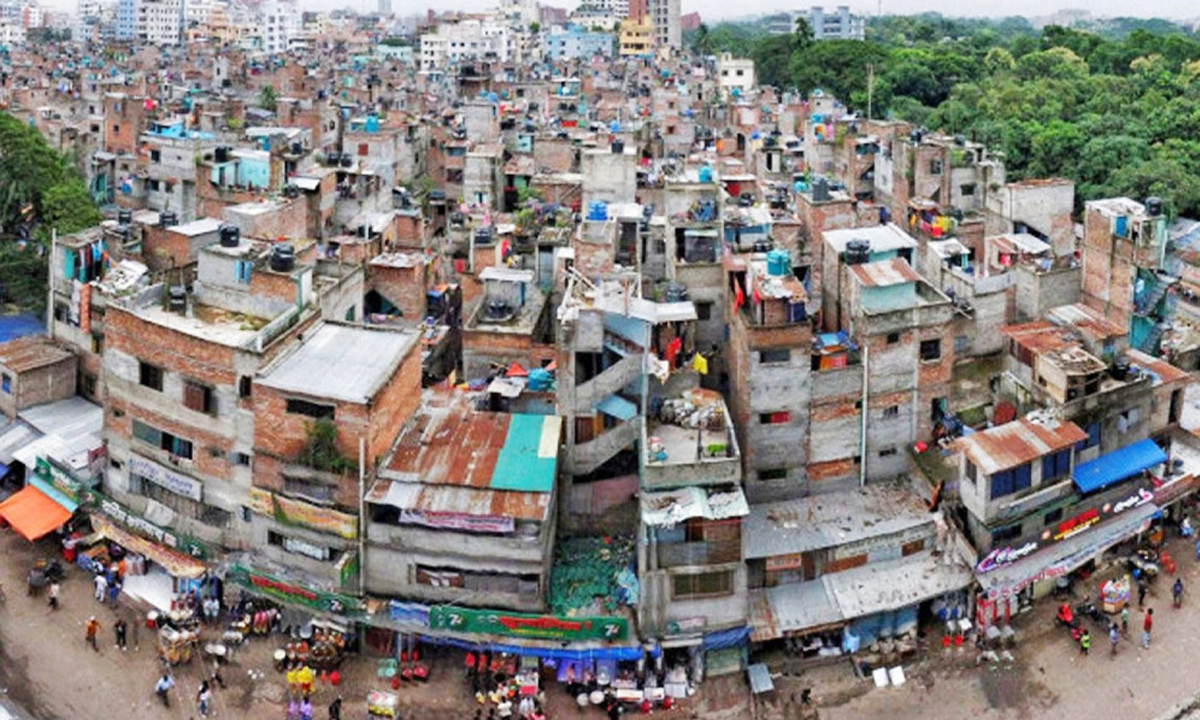 মোহাম্মদপুরের জেনেভা ক্যাম্প। ছবি- সংগৃহীত