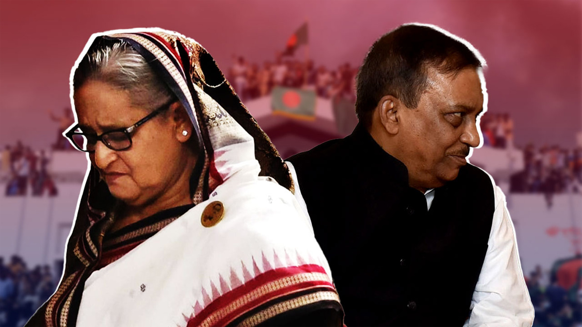 শেখ হাসিনা ও আসাদুজ্জামান খান কামাল। ছবি- সংগৃহীত