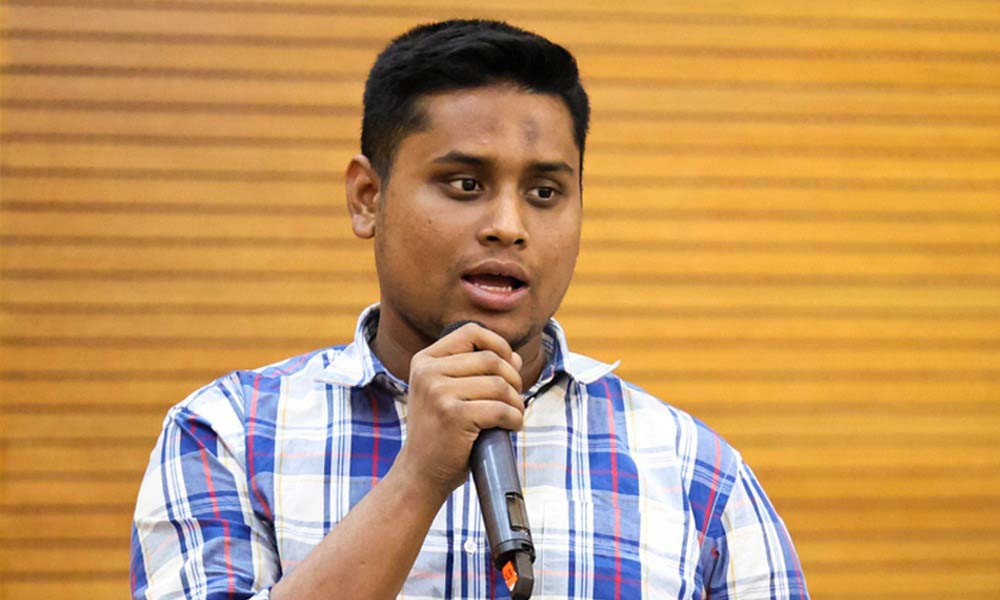 জামায়াতে ইসলামী নেতৃত্বাধীন ১০-দলীয় জোটের মনোনীত প্রার্থী ও জাতীয় নাগরিক পার্টির (এনসিপি) দক্ষিণাঞ্চলের মুখ্য সংগঠক হাসনাত আবদুল্লাহ।  ছবি : সংগৃহীত