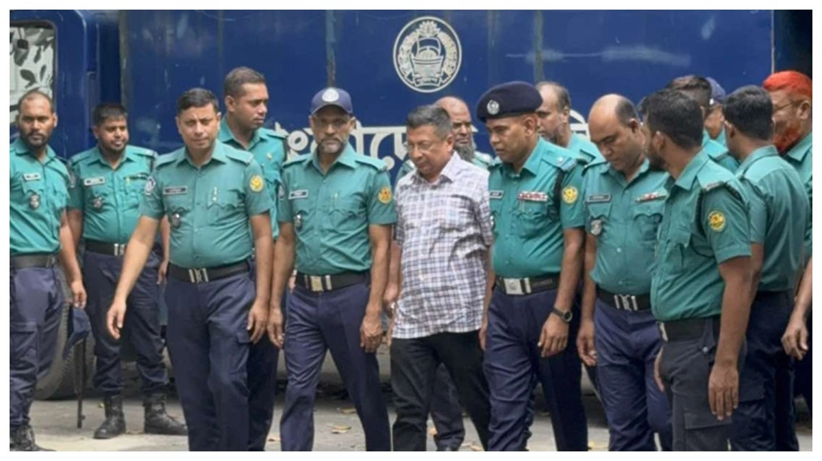 আন্তর্জাতিক অপরাধ ট্রাইব্যুনালে সাবেক আইজিপি চৌধুরী আবদুল্লাহ আল-মামুন। ছবি- সংগৃহীত