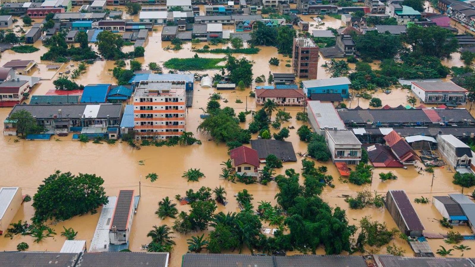 বন্যার থৈথৈ পানিতে ইন্দোনেশিয়া। ছবি- সংগৃহীত