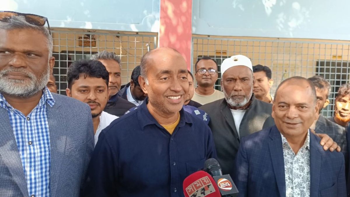 কথা বলেন অ্যাটর্নি জেনারেল মো. আসাদুজ্জামান। ছবি- রূপালী বাংলাদেশ