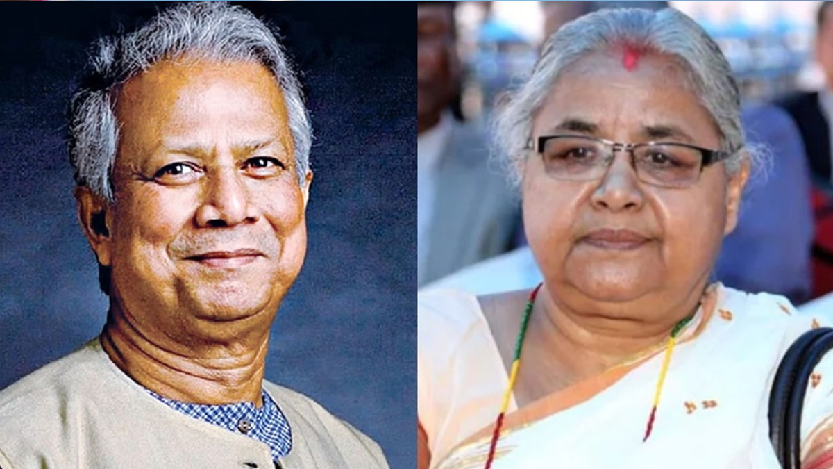 প্রধান উপদেষ্টা অধ্যাপক মুহাম্মদ ইউনূস ও নেপালের অন্তর্বর্তীকালীন প্রধানমন্ত্রী সুশীলা কার্কি। ছবি- সংগৃহীত