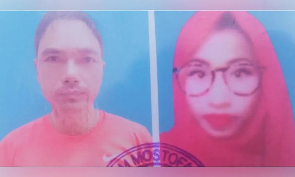 চীনা নাগরিক ঝং কেজুন ও মোছা. রুমা খাতুন। ছবি- রূপালী বাংলাদেশ