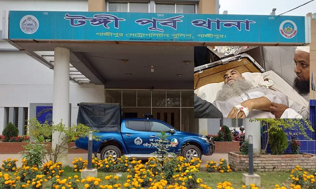 টঙ্গী পূর্ব থানা ও টঙ্গীর বিটিসিএল টিএন্ডটি কলোনী জামে মসজিদের খতিব ও পেশ ইমাম মাওলানা মো. মোহেবব্বুল্লাহ মিয়াজি। ছবি- রূপালী বাংলাদেশ গ্রাফিক্স