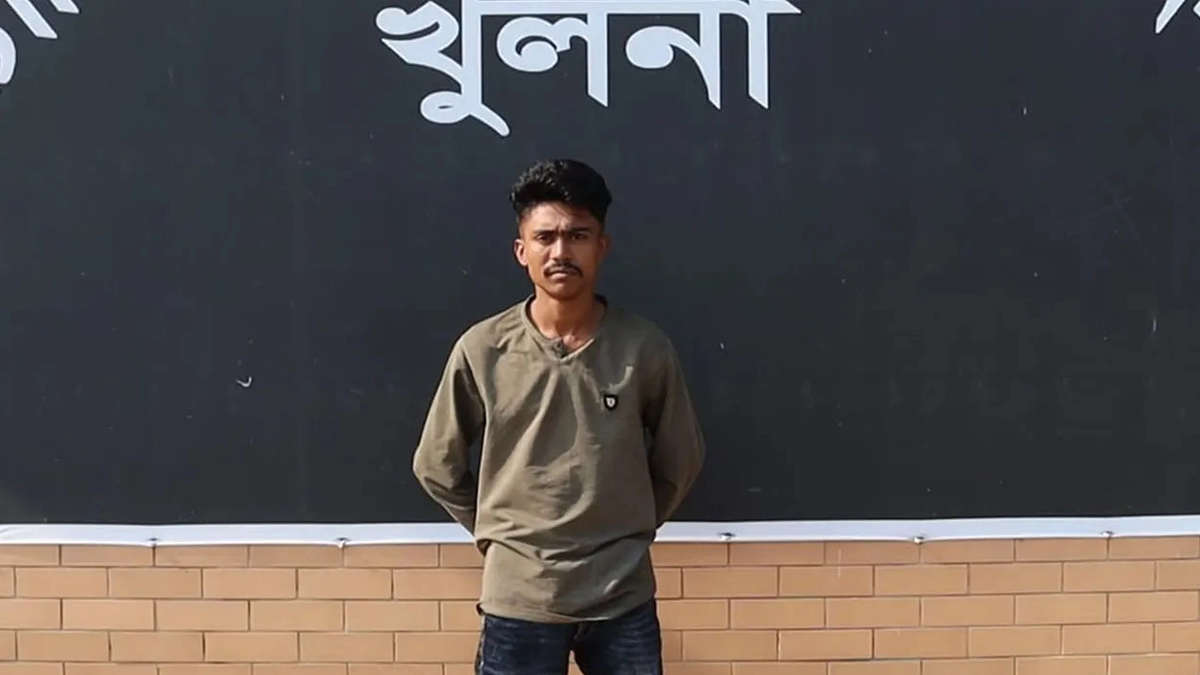 গ্রেপ্তার এজাজুল। ছবি- সংগৃহীত