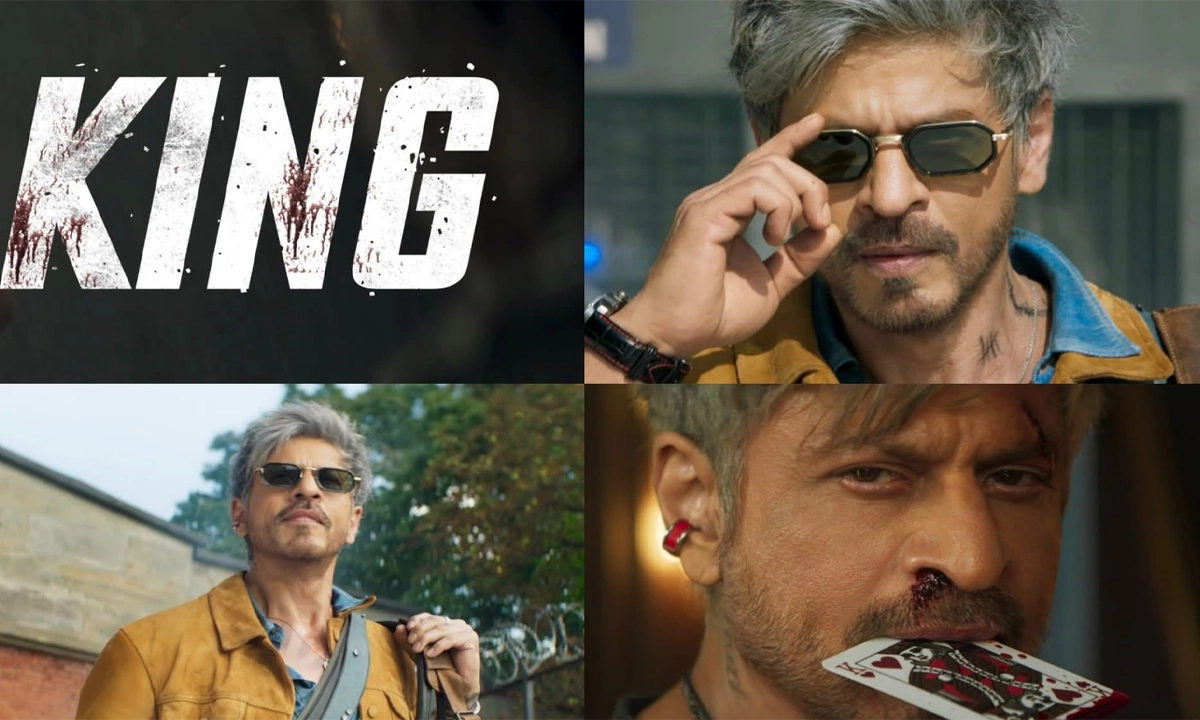 কিং ছবির পোষ্টারে শাহরুখ খান।  ছবি : সংগৃহীত