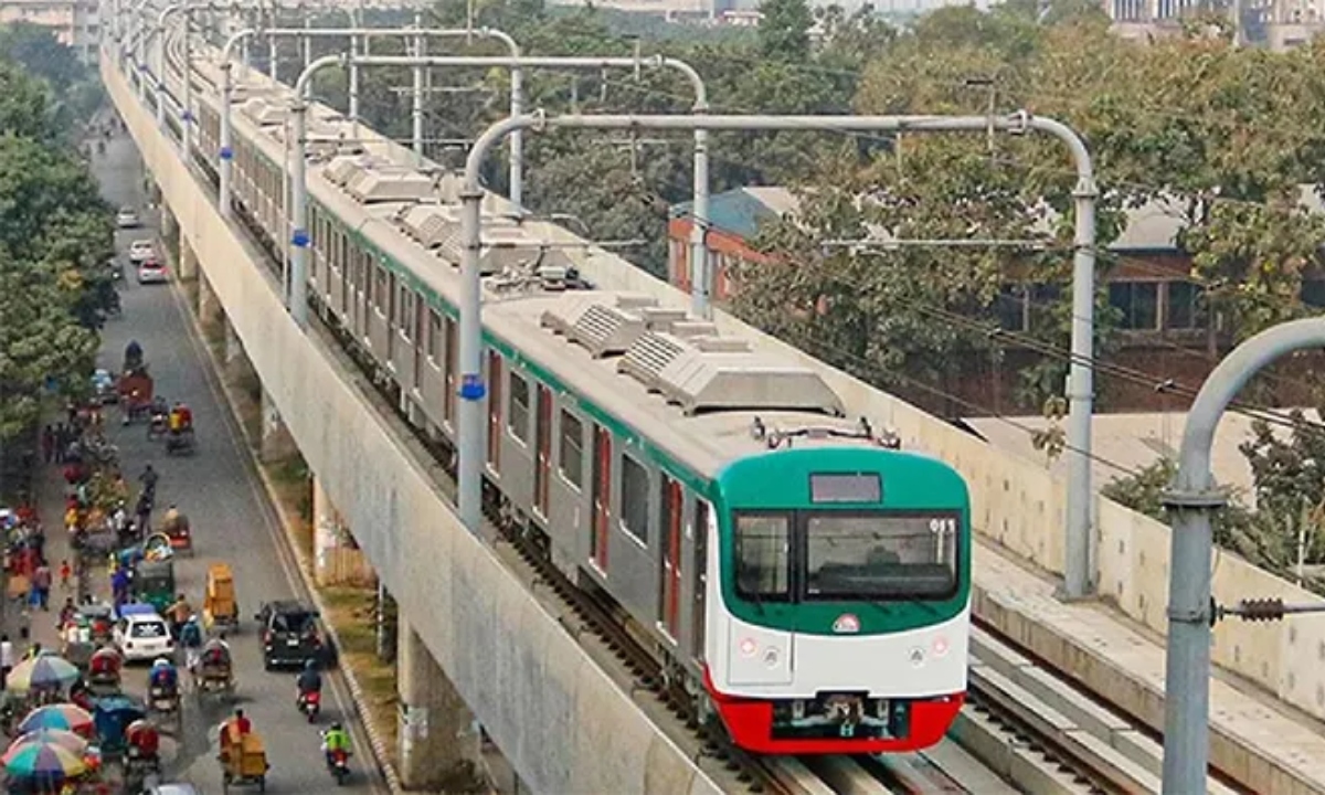মেট্রোরেল। ছবি সংগৃহিত