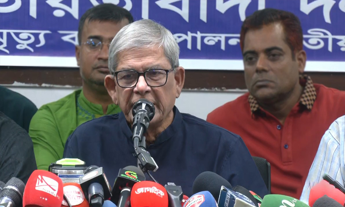 বিএনপি মহাসচিব মির্জা ফখরুল ইসলাম আলমগীর। ছবি- সংগৃহীত
