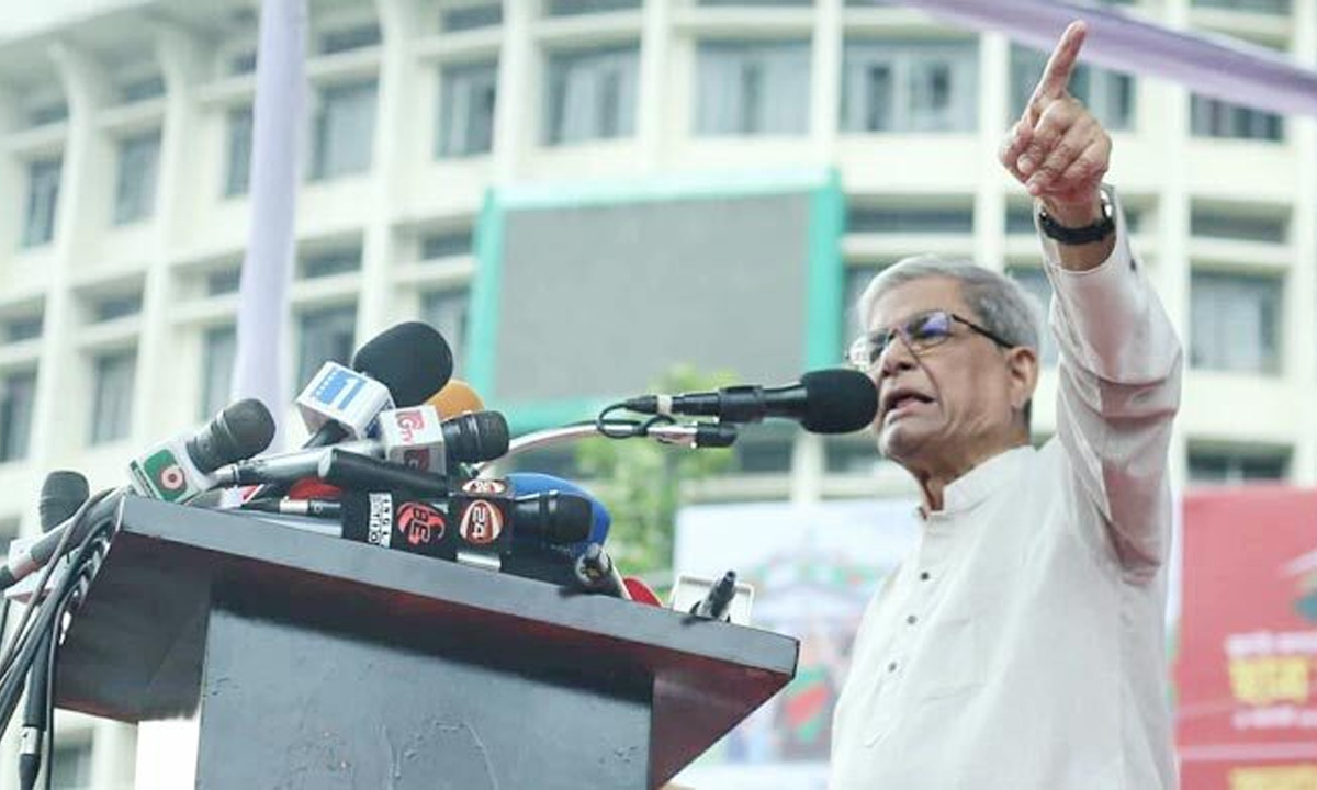 বিএনপি মহাসচিব মির্জা ফখরুল ইসলাম আলমগীর। ছবি- সংগৃহীত