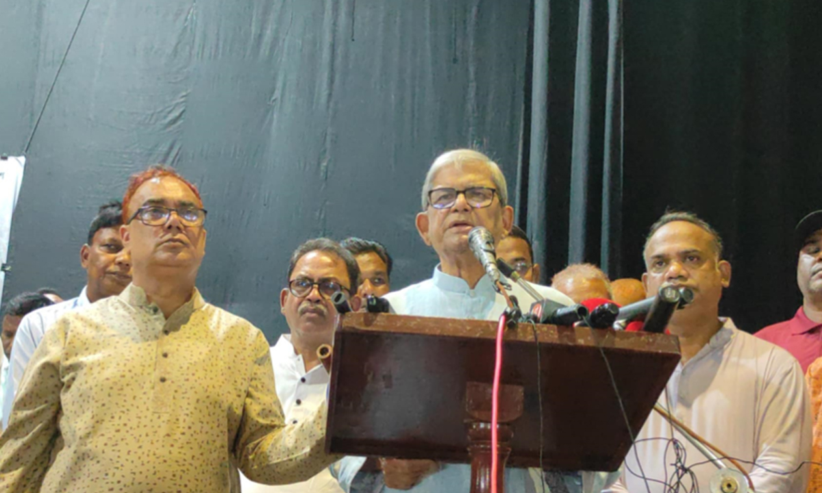 বিএনপির মহাসচিব মির্জা ফখরুল ইসলাম আলমগীর। ছবি- সংগৃহীত