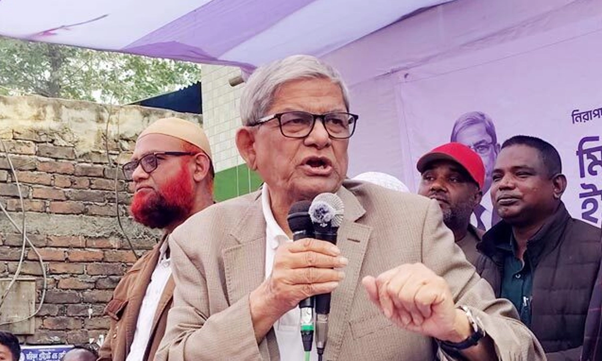 বিএনপির মহাসচিব মির্জা ফখরুল ইসলাম আলমগীর। ছবি- সংগৃহীত