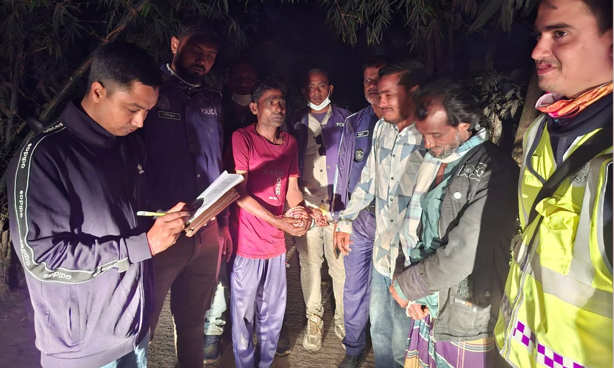 ধর্মপাশায় মাদক সেবনের দায়ে তিনজনের কারাদণ্ড। ছবি : রূপালী বাংলাদেশ