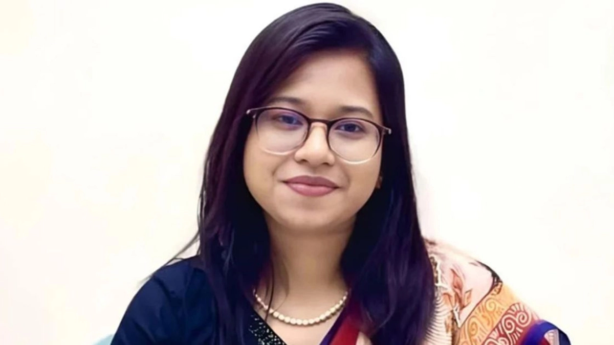 জাতীয় নাগরিক পার্টির যুগ্ম আহ্বায়ক মনিরা শারমিন। ছবি : সংগৃহীত