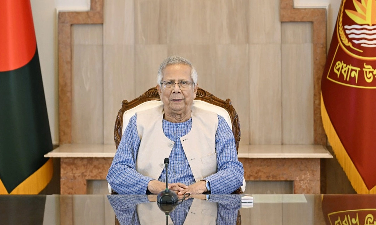 অন্তর্বর্তীকালীন সরকারের প্রধান উপদেষ্টা ড. মুহাম্মদ ইউনূস। ছবি- সংগৃহীত