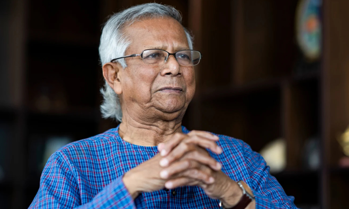 সদ্যবিদায়ী অন্তর্বর্তী সরকারের প্রধান উপদেষ্টা  ড. মুহাম্মদ ইউনূস। ছবি- সংগৃহীত