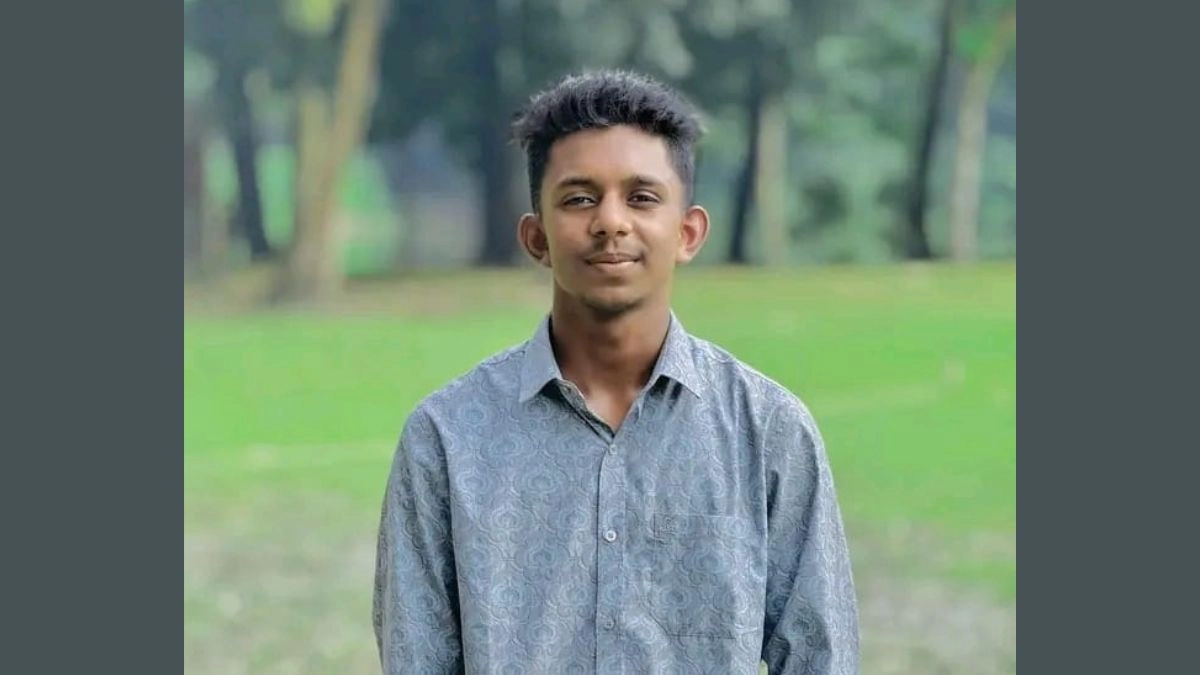 ছাত্রদল নেতা নিবিড় গাজী। ছবি : রূপালী বাংলাদেশ