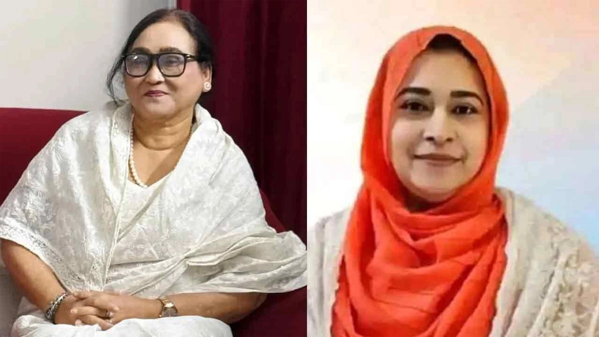 সাদিয়া হক ও সালিমা তালুকদার আরুণী।