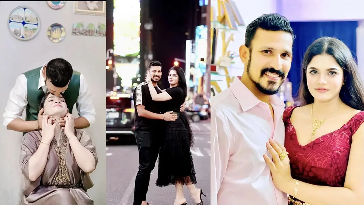 ক্রিকেটার নাসির ও তার স্ত্রী তামিমা। ছবি : সংগৃহীত