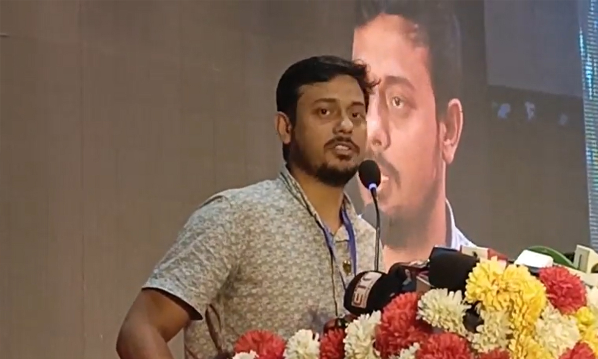 জাতীয় নাগরিক পার্টির (এনসিপি) মুখ্য সমন্বয়ক নাসীরুদ্দীন পাটওয়ারী। ছবি- সংগৃহীত