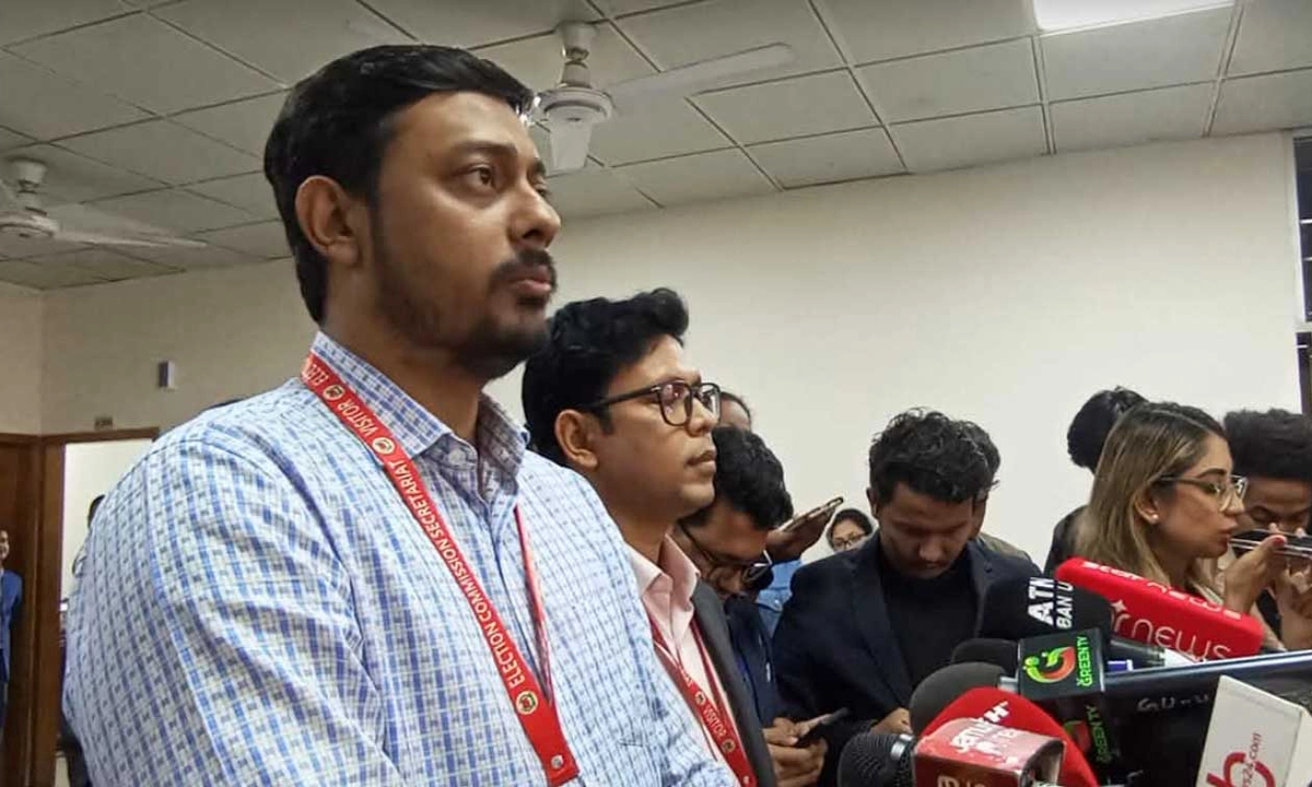 এনসিপির মুখ্য সমন্বয়ক নাসীরুদ্দিন পাটওয়ারী। ছবি- সংগৃহীত